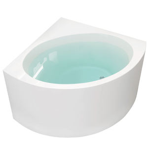 Guangan Small Triangle Fan-Shaped Acrylic Bathtub Mini <strong>Japanese</strong> Style Deep <strong>Soak</strong> Double Seat Massage <strong>Tub</strong> Corner 0.8-1.3m - Product Image 5