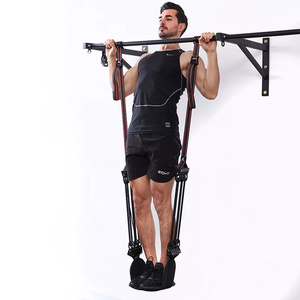 MAX 300LB Pull Up Assist Band System regolabile Chin Up Resistance Bands forza corda elastica tubo per impieghi gravosi - Product Image 1
