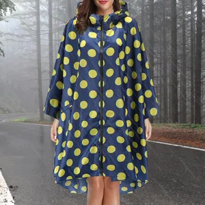 Chubasqueros estampados informales diarios, chaqueta de lluvia de moda Unisex, chubasquero con capucha para adultos y adolescentes con bolsa de embalaje del mismo estilo - Product Image 5