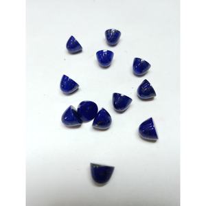 Cabochon naturel de 8,5 mm en lapis-lazuli de qualité supérieure, pierre précieuse en vrac - Product Image 2
