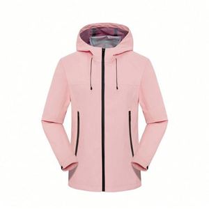 Blouson d'extérieur léger et imperméable pour homme, en Spandex haute performance, respirant, avec fermeture éclair, motif imprimé, coupe-vent, grandes tailles - Product Image 4