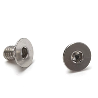 Vis à tête fraisée hexagonale en acier inoxydable 304 DIN 7991