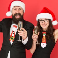 Pafu Weihnachts feier Weihnachts kostüm Weihnachts krawatte Lustige Feiertags hals Neuheit Rentier Schneemann Elf Weihnachts krawatte