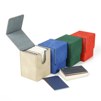 Couronne gagner collecte PU boîte de pont en cuir publicité Poker boîte de rangement pour jeu de société Trading Magic TCG boîtes de jeu de cartes à jouer