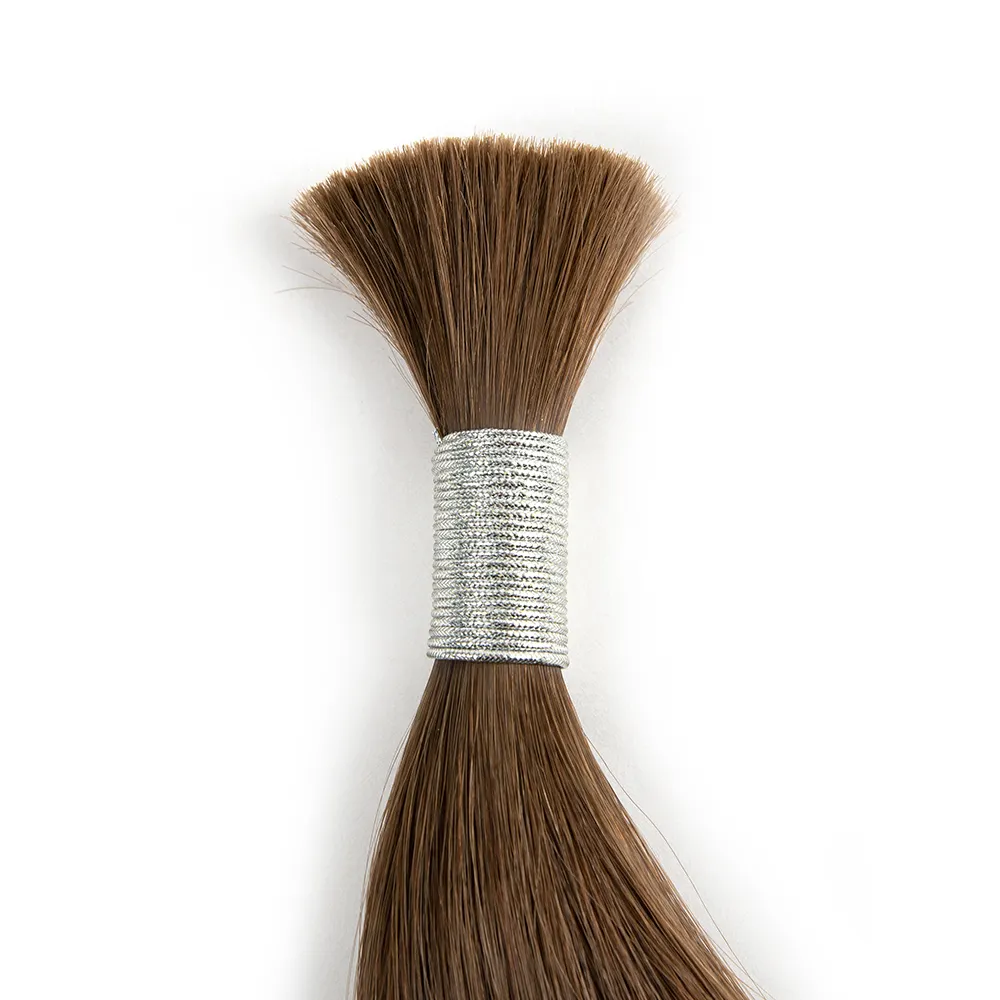 Grad 12A Hochwertige Remy natürliche russische Haarverlängerungen 100 g rohes natives Haar gefärbt seidiges glattes welliges hochwertiges Hybrid