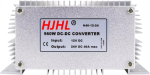 ตัวแปลงไฟ 960W 40A กันน้ำ DC/DC 12V/24V แบบขาออกเดี่ยว พร้อมระบบควบคุมแรงดันไฟฟ้า สำหรับรถยนต์  รองรับ OEM รุ่น HJ1224-40A Hig - Product Image 6