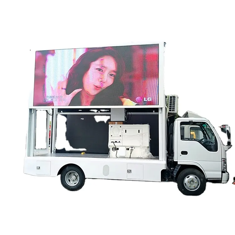 Original screen manufacture produce stage 4x2 led display truck wtih new designs