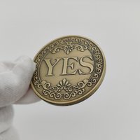 Pièce de monnaie américaine YES ou NO, pièce de monnaie ancienne magique, porte-bonheur, pièce de monnaie commémorative, pièce de monnaie de défi personnalisée