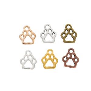 Ciondolo a quattro zampe in lega di zinco con impronta traforata per segnalibro commemorativo per <span class=keywords><strong>animali</strong></span> domestici - Product Image 1