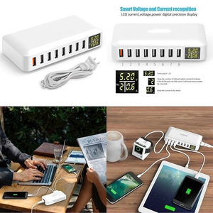 ที่ชาร์จแบตเตอร์8A 60W สำหรับสมาร์ทโฟนแล็ปท็อปมีหลายพอร์ตที่ชาร์จ USB 8พอร์ต - Product Image 5