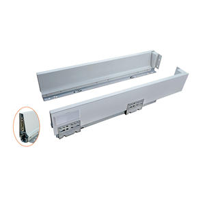 Fermeture en douceur à profil bas pour tiroir coulissant à montage latéral avec cadre en métal, pour armoire de cuisine/armoire de luxe - Product Image 5