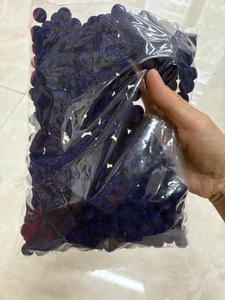 Venta al por Mayor de 500 Piezas de Cuentas de Terciopelo Acrílico de 12 mm, Accesorios Hechos a Mano para Manualidades, Cuentas Redondas de Terciopelo Plástico para Bolsos - Product Image 5