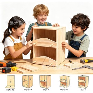 Cross-border solid wood double-layer bird nest outdoor hanging pigeon breeding box, courtyard decoration birdhouse, pet feeding - Product Image 4