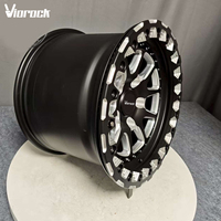 Jantes forgées Viorock 15x10 15x11 17x10 17x1 pouces True Beadlock Drag Racing compatibles avec Toyota GR Supra Mazda MX-5 Miata Honda S2000