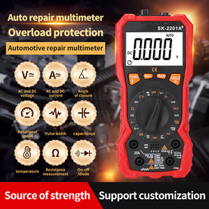 Multímetro Digital SK-2201A+ de 4 Dígitos, 1000V DC, 20A AC/DC, Rango Automático, Uso Automotriz - Product Image 2