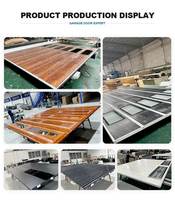 Puerta de Garaje Seccional Clásica de Aluminio con Vidrio Transparente, Acero Galvanizado, Aislamiento y Vidrio Negro, con Accionamiento Eléctrico