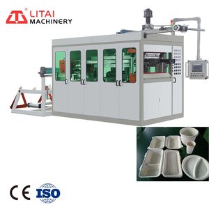 Phân hủy sinh học dùng một lần tinh bột ngô tấm dao kéo cup thermoforming Máy làm - Product Image 1
