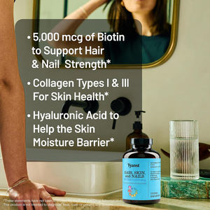 Collagène de types I et III OEM/ODM pour la santé de la peau, renforce les brins de cheveux, collagène beauté en gélules avec vitamines, emballage personnalisé - Product Image 2