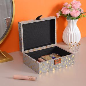 Master Gu Jewelry <b>Storage</b> <b>Box</b> 2277A Nebula Black <b>Small</b> Covered Organizers For Home Use - Product Image 1