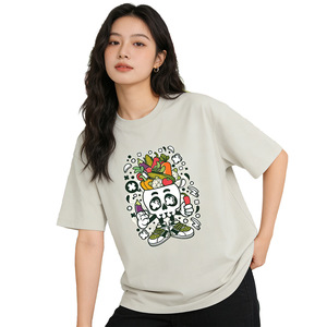 Camiseta con estampado de calavera y verduras para hombre, manga corta, 100% algodón, transpirable, cuello redondo, Q229 - Product Image 2