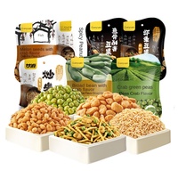 Graines de melon et pois verts frits, en-cas décontractés en sachet de 75g