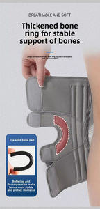 Genouillère respirante à double compression avec sangles de maintien rotulien pour le sport - Product Image 6
