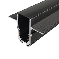 Rail magnétique linéaire 2 m Accessoires d'éclairage sur rail magnétique Kits de rail magnétique de plafond 2 mètres Connecteur d'angle d'alimentation 48V