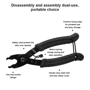 RIDERACE MTB Road Bike Link Remover morsetto a catena pinza a catena a maglia <span class=keywords><strong>per</strong></span> bicicletta collegamento rapido Open Close Tool Chain Splitter Tool Bike - Product Image 4