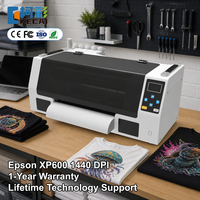 Impresora DTF KECAI de Escritorio con Cabezal de Impresión Epson XP600, 1440 DPI, 1 Año de Garantía, Soporte Técnico en Línea de Ingenieros de por Vida, Papel A3