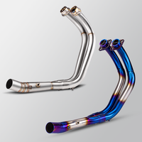 Nouveau système d'échappement complet MT07 pour moto compatible avec MT-07/FZ-07 2014-2024 TRACER 7/GT 2020-2023 TRACER 700/GT 2016-2019
