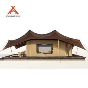 Tente <span class=keywords><strong>de</strong></span> <span class=keywords><strong>safari</strong></span> <span class=keywords><strong>de</strong></span> luxe à double couche Kawagebo Kamp, imperméable, pour toutes les saisons, pour hôtel <span class=keywords><strong>de</strong></span> villégiature en plein air - Product Image 2