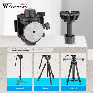Weifeng 616 trépied d'appareil photo reflex professionnel 1.8 m Support de caméra de photographie amortissement hydraulique <span class=keywords><strong>PTZ</strong></span> adapté pour <span class=keywords><strong>Canon</strong></span> Sony Nikon - Product Image 5