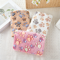 Couverture douce en flanelle pour animaux de compagnie, couverture chaude pour chien et chat, tapis confortable pour animaux de compagnie, pour chiot, chaton, fournitures pour animaux de compagnie