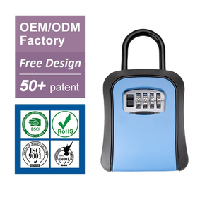 4 Chữ Số Kết Hợp Treo Khóa Chìa Khóa Hộp Treo Tường Trường Hợp Lưu Trữ Chìa Khóa Cho Nhà Ngoài Trời Nhà Để Xe-Ổ Khóa Cho An Toàn Giữ Phím - Product Image 1