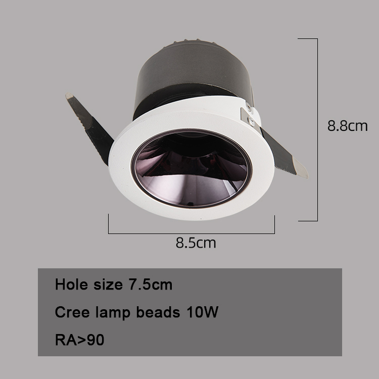 10W Opening size 7.5cm (US 14.14)