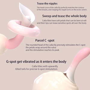 Vibrateur double tête Calla Lily, jouet sexuel orgasmique pour femmes, pour la masturbation - Product Image 2