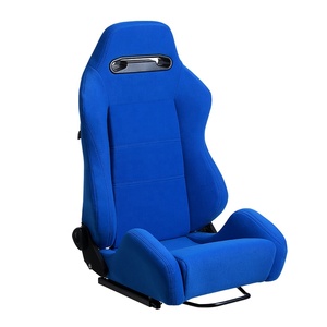 Asiento de Carreras Universal de Alta Calidad, Estilo Deportivo de Lujo, Color Azul - Product Image 2