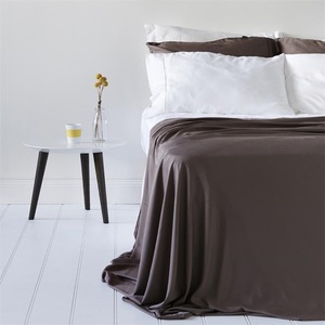 Phong Cách Bắc Âu 300TC Mượt Mà Mát Mẻ 100% Bé Satin Đồng Bằng Hữu Cơ Lyocell Vải Tre Bộ Đồ Giường - Product Image 1