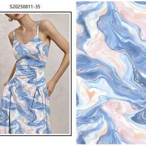 Tela de Rayón Viscosa 100% con Estampado Digital al por Mayor, Diseño de Baile de <span class=keywords><strong>Pipa</strong></span> para <span class=keywords><strong>Vestidos</strong></span> de Mujer - Product Image 1