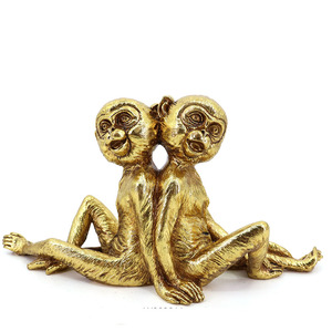 Statua di <span class=keywords><strong>Gorilla</strong></span> di Grandi Dimensioni, <span class=keywords><strong>Gorilla</strong></span> a Grandezza Naturale per Decorazione Domestica - Product Image 4