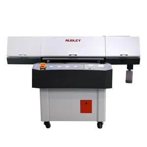 Audley suministro directo de fábrica nuevo diseño 9060 CCD visión plana posicionamiento UV máquina de impresión con cabezal de impresión I3200