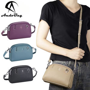 AndoBag Bolso Bandolera Mini de Cuero Genuino para Mujer, Bolso de Hombro Casual y Moderno 3224 - Product Image 1