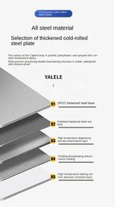 현대식 병원용 스틸 ABS 기구 트롤리 이동식 치과 진료 카트 (높이 조절 가능, 4개의 캐스터 포함) - Product Image 6