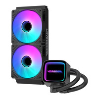 Refroidisseur liquide LOVINGCOOL avec logo personnalisé, petite série/petit lot, 240 mm, 360 mm AIO, vente en gros, technologie anti-fuite, refroidisseur liquide pour CPU