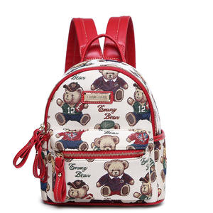 Nuovo <span class=keywords><strong>Zaino</strong></span> Scolastico <span class=keywords><strong>in</strong></span> <span class=keywords><strong>Tessuto</strong></span> con Graffiti Orso Erang, <span class=keywords><strong>Zaino</strong></span> Femminile di Alta Gamma a Grande Capacità - Product Image 4