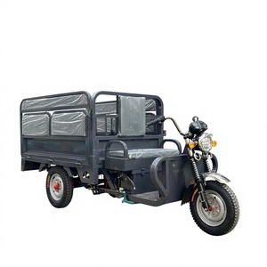 Triciclo Eléctrico <span class=keywords><strong>de</strong></span> Carga <span class=keywords><strong>de</strong></span> 60V 1200W con Plataforma Abierta, Vehículo Utilitario para <span class=keywords><strong>Transporte</strong></span> Familiar - Product Image 2