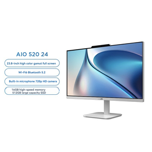 คอมพิวเตอร์ออลอินวัน <span class=keywords><strong>Lenovo</strong></span> AIO_520 ขนาด 23.8 นิ้ว ซีพียู <span class=keywords><strong>I3</strong></span>-N305 แรม 16GB ความจุ 512GB เหมาะสำหรับธุรกิจ สำนักงาน ใช้ในบ้าน และความบันเทิง - Product Image 2
