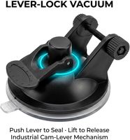 Support de tableau de bord Starlink Mini à ventouse à levier, sans perçage, pour pare-brise de camping-car, camion, SUV, voiture, support satellite sécurisé