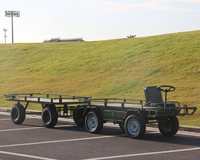 Camion utilitaire électrique en acier 72V 6000W, véhicule agricole robuste, remorque à transmission par chaîne, ATV, UTV, outil logistique