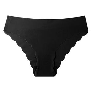 Ropa interior de talla grande puro deseo cintura baja vientre calzoncillos seda hielo invisible ropa interior sin costuras para mujer - Product Image 1